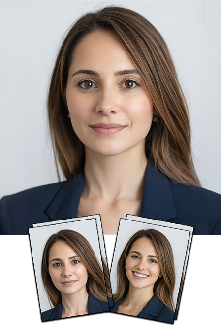 Passfoto, Passbild, biometrisch, freundlich, Führerschein, Visum, Krankenkassenkarte